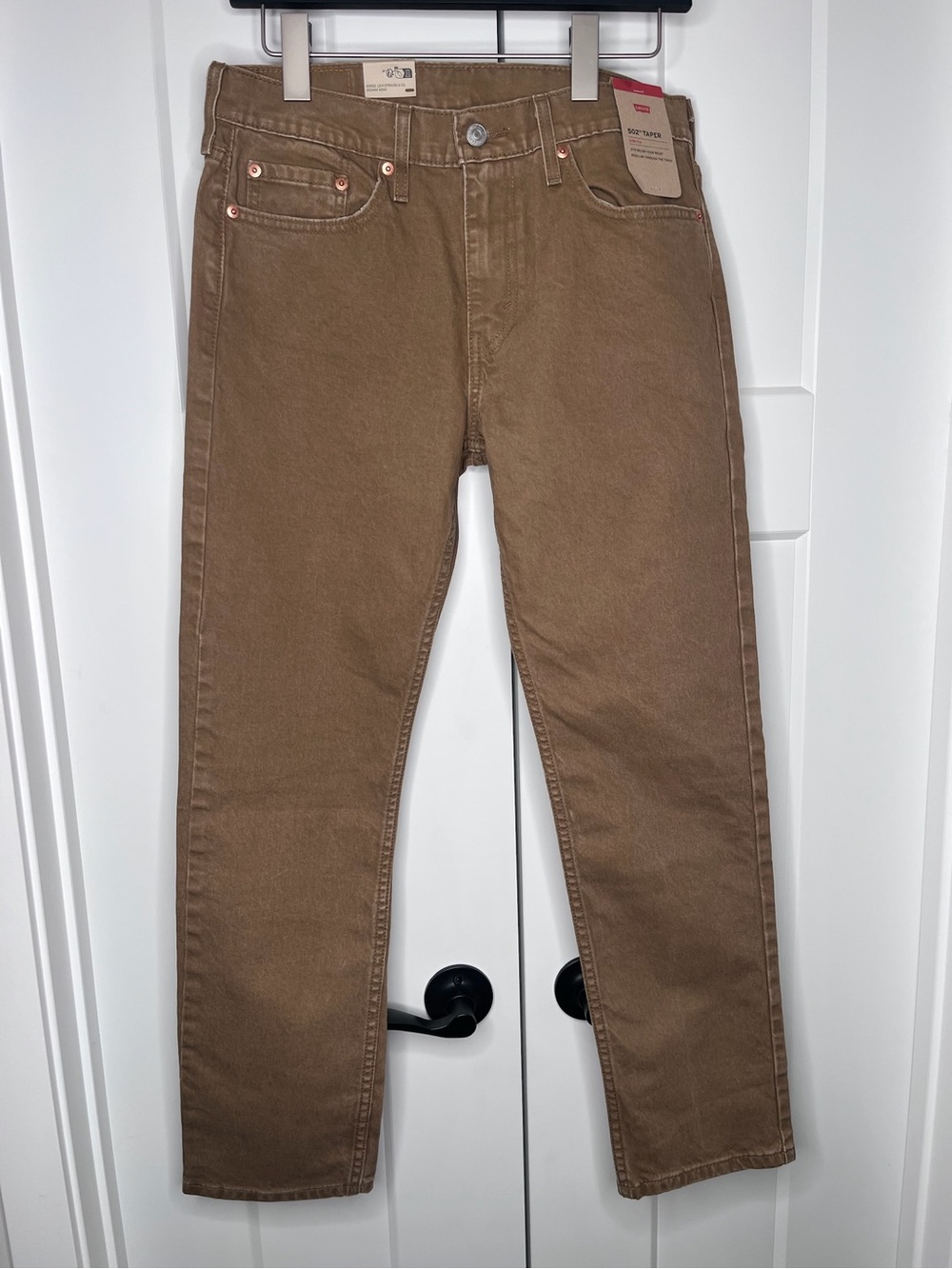Levi’s 502 NWT Straight Fit Brown Jeans 30 x 30